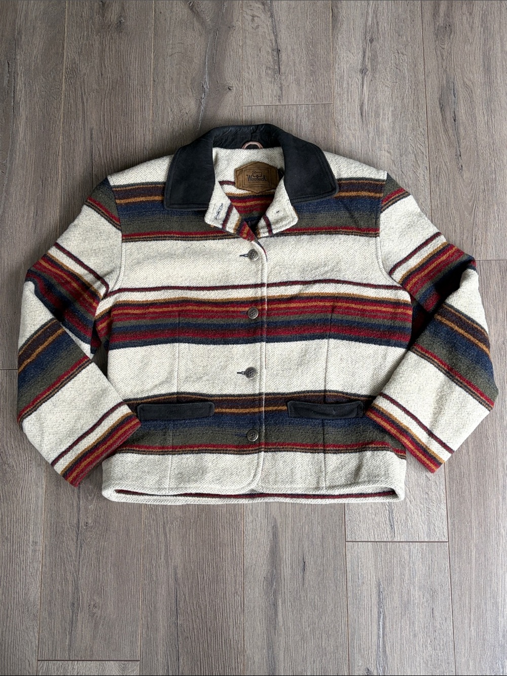 Vintage 90’s Woolrich Aztec Wool Blend Coat
